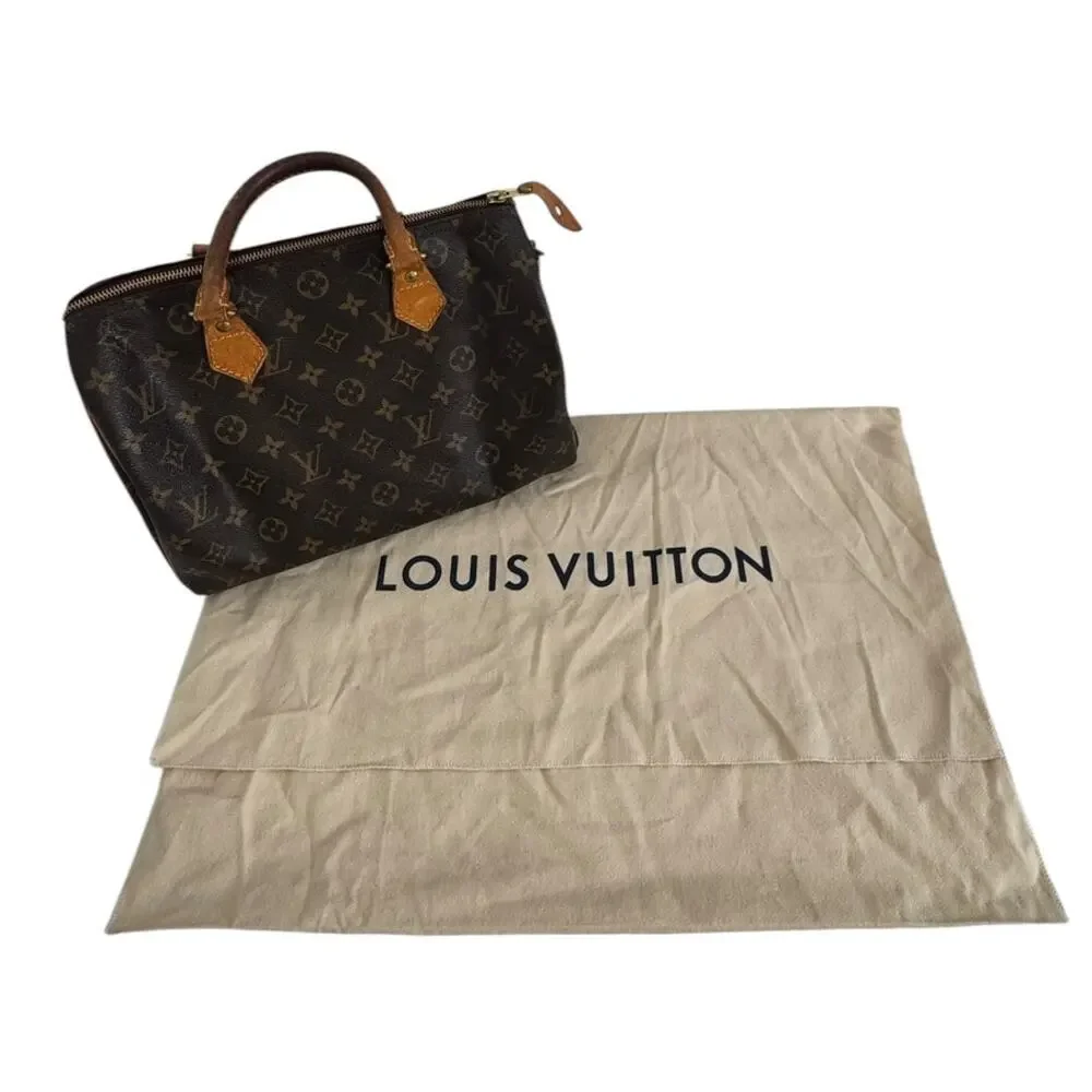 Louis Vuitton Baby Speedy 30 Monogram Canvas Satchel Handbag